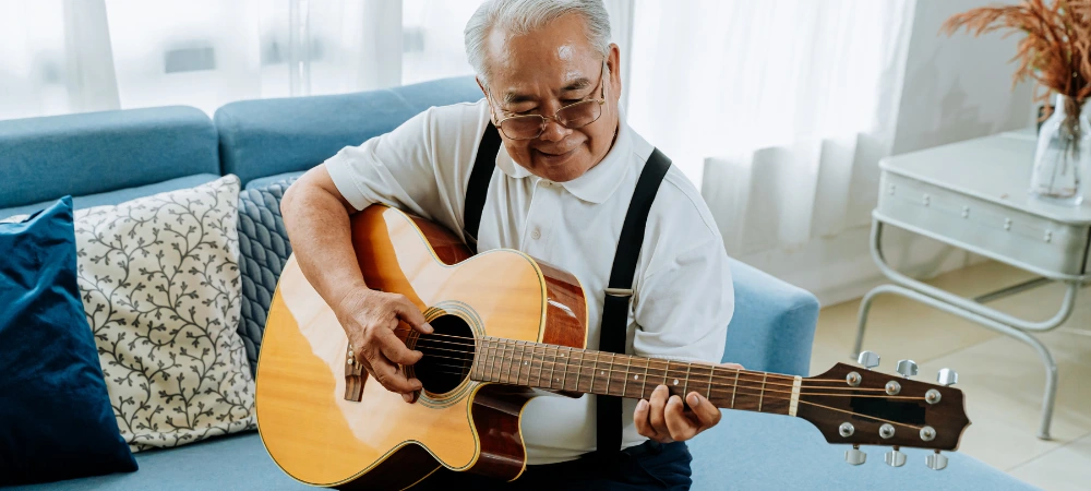 Aprender a tocar instrumento depois dos 40 anos