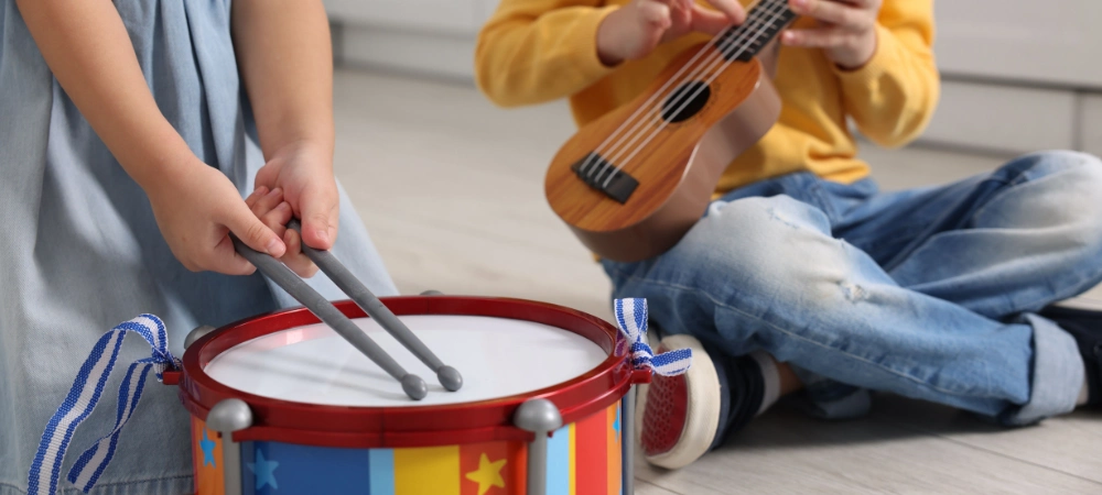 benefícios da música para crianças